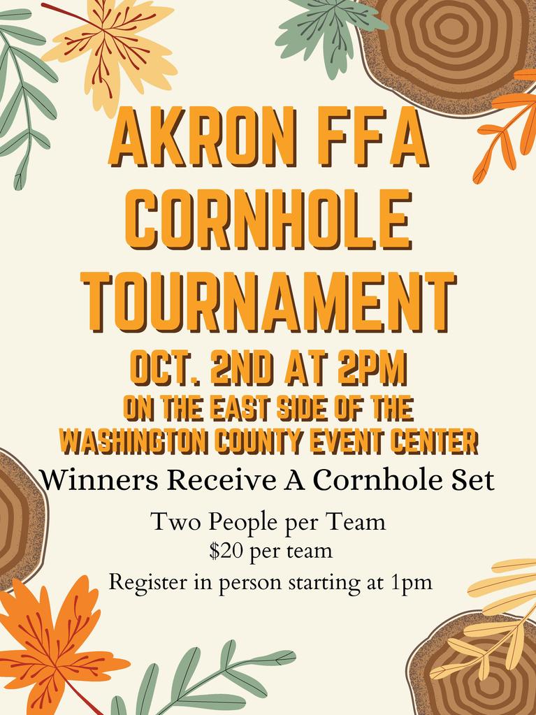 FFA Cornhole Flyer