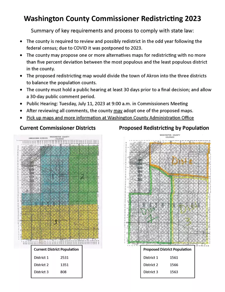 Washington County Redistricting Public Hearing